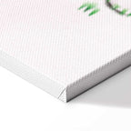 Colorful Dog and Ball Modern Canvas Print