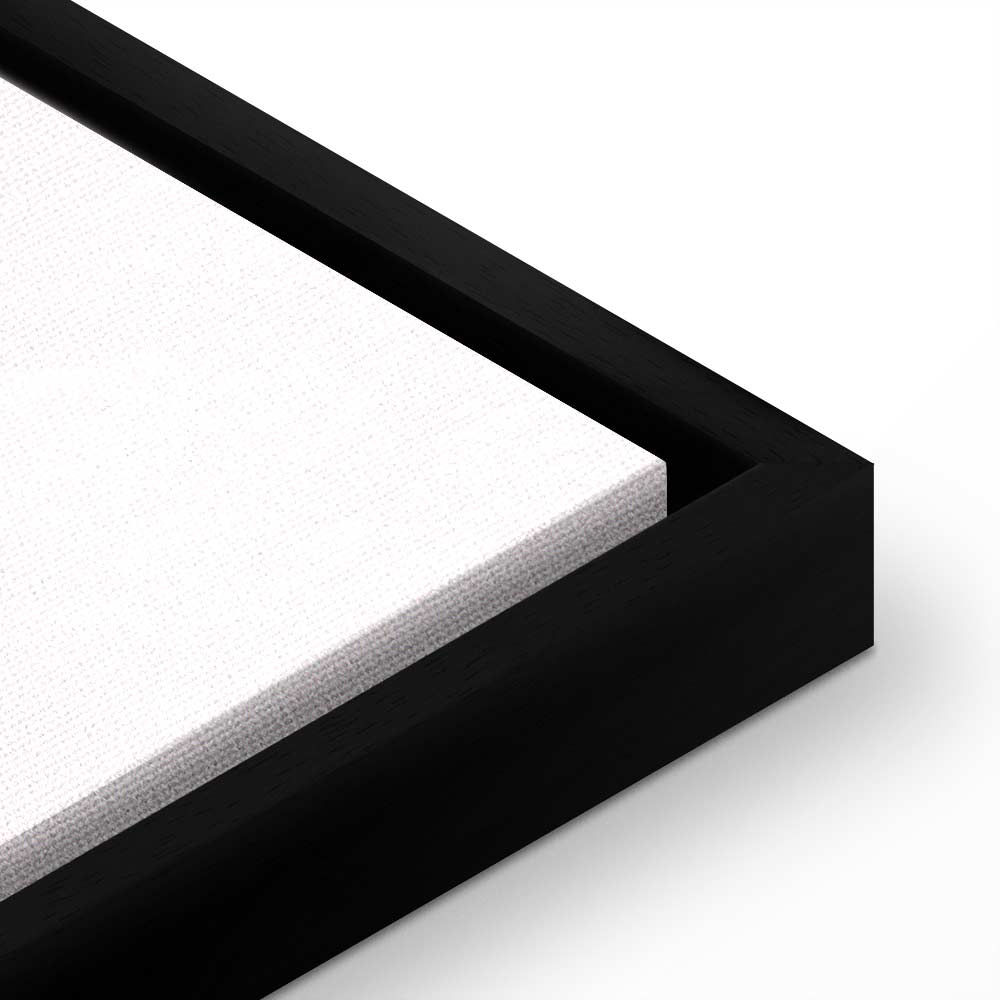 Colorful Dog and Ball Modern Canvas Print