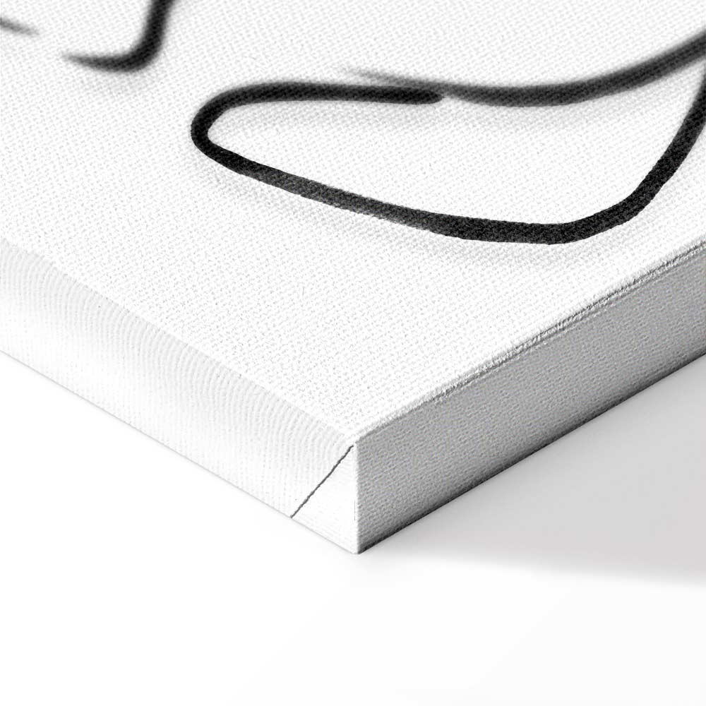 Cat Silhouette Vertical Canvas Print