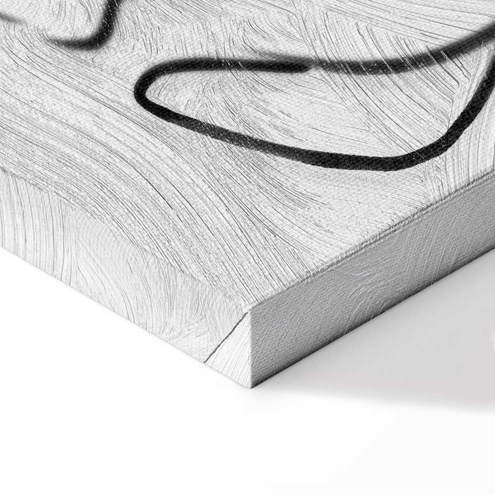 Cat Silhouette Vertical Canvas Print