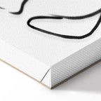 Cat Silhouette Vertical Canvas Print