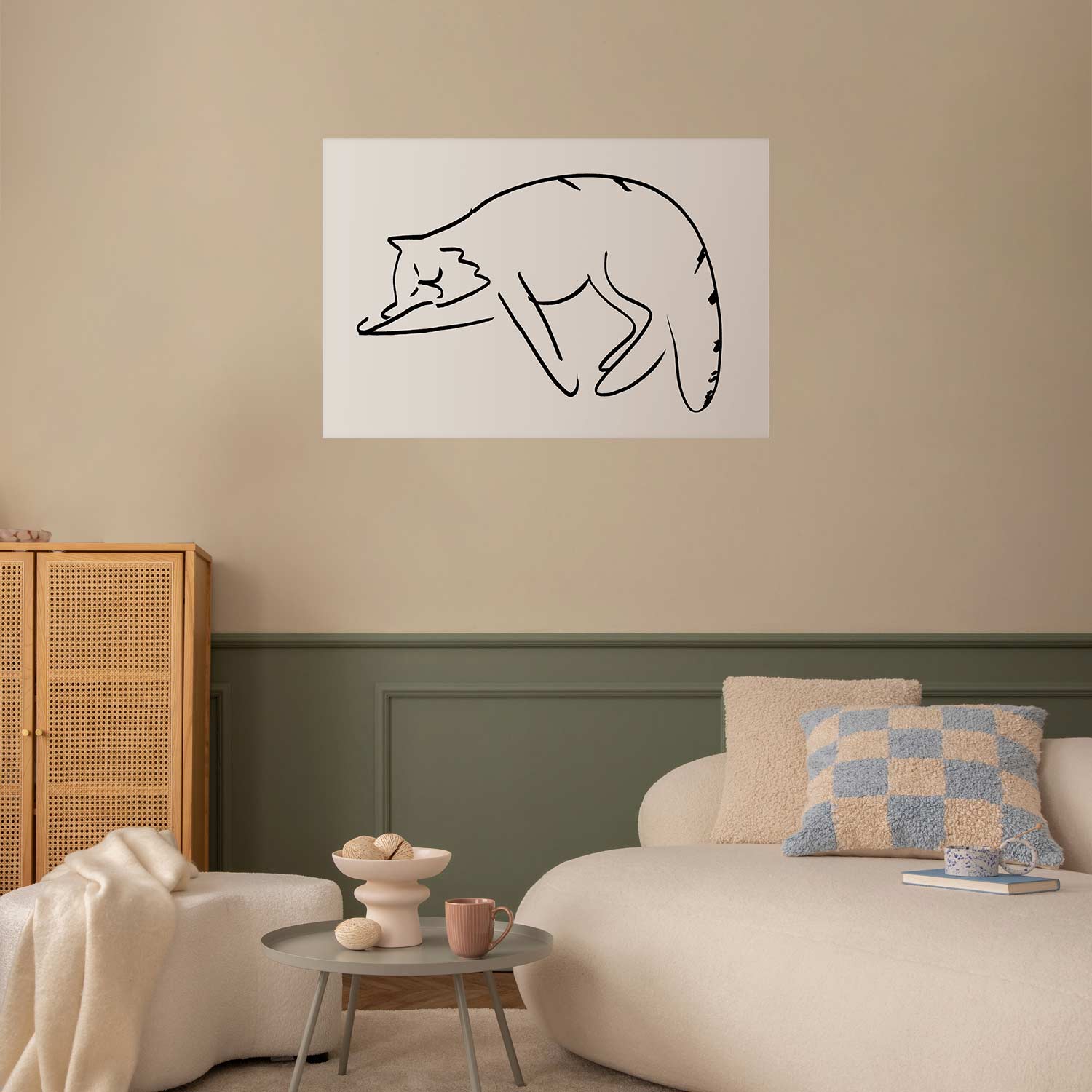 Cat Silhouettes Dreamscape Poster