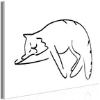 Canvas Print Cat's Dreams 1 Part Vertical