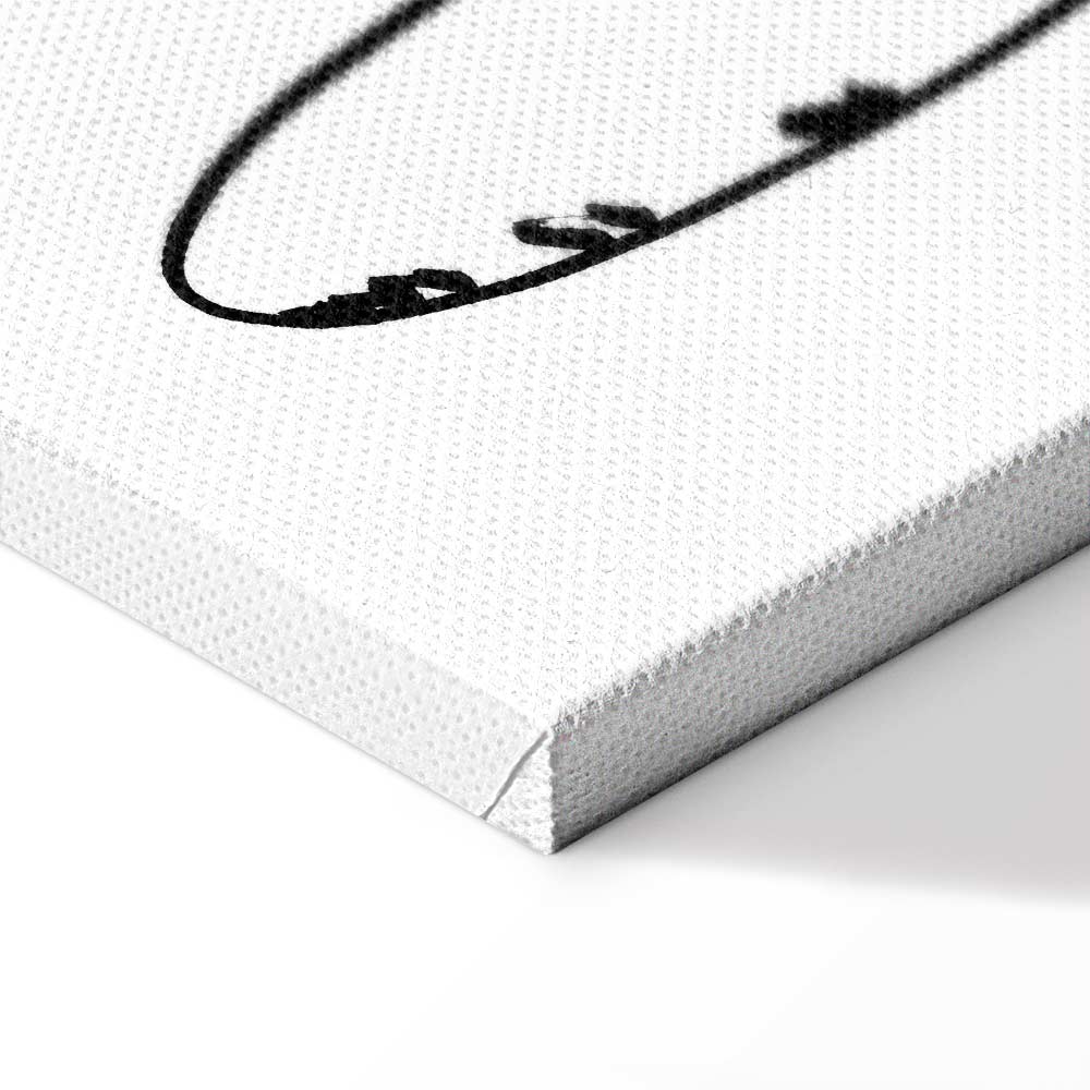 Cat Silhouette Fantasy Canvas Print