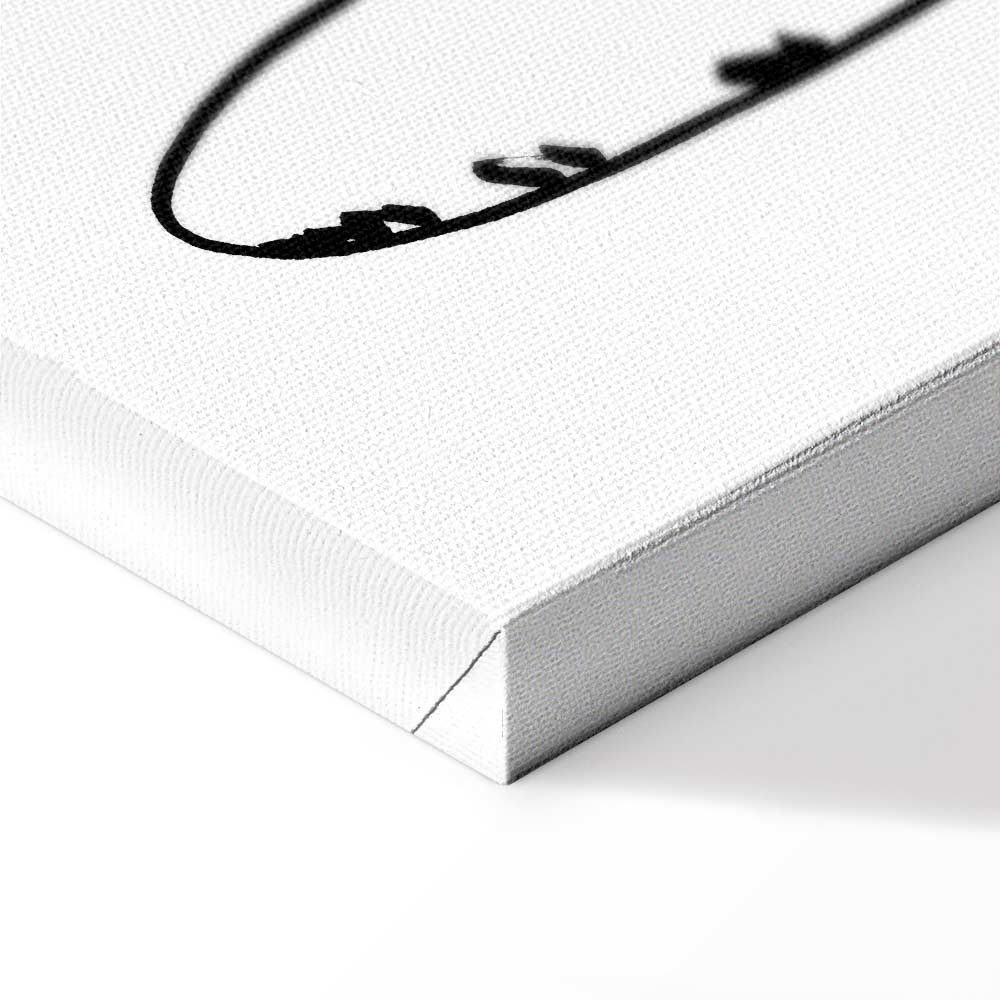 Cat Silhouette Fantasy Canvas Print