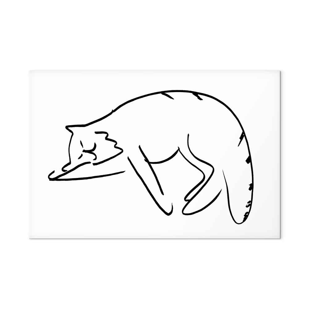 Cat Silhouette Fantasy Canvas Print