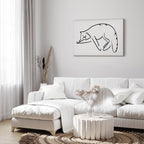 Cat Silhouette Fantasy Canvas Print