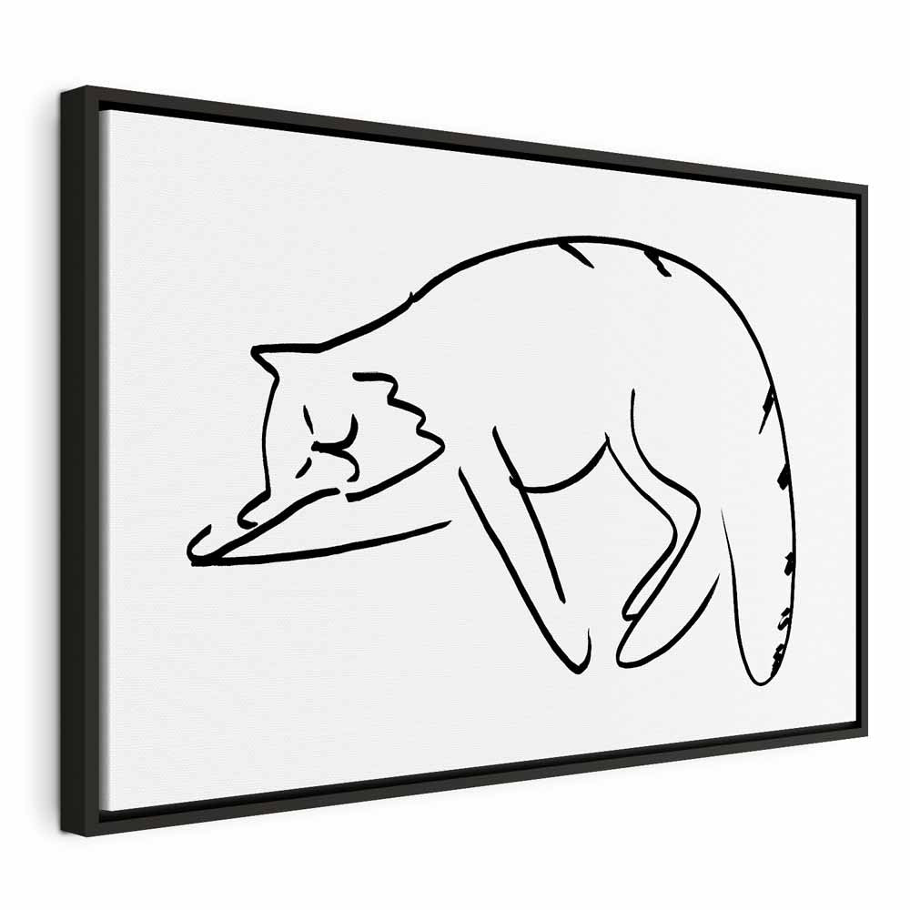 Cat Silhouette Fantasy Canvas Print