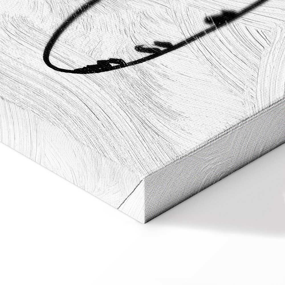 Cat Silhouette Fantasy Canvas Print