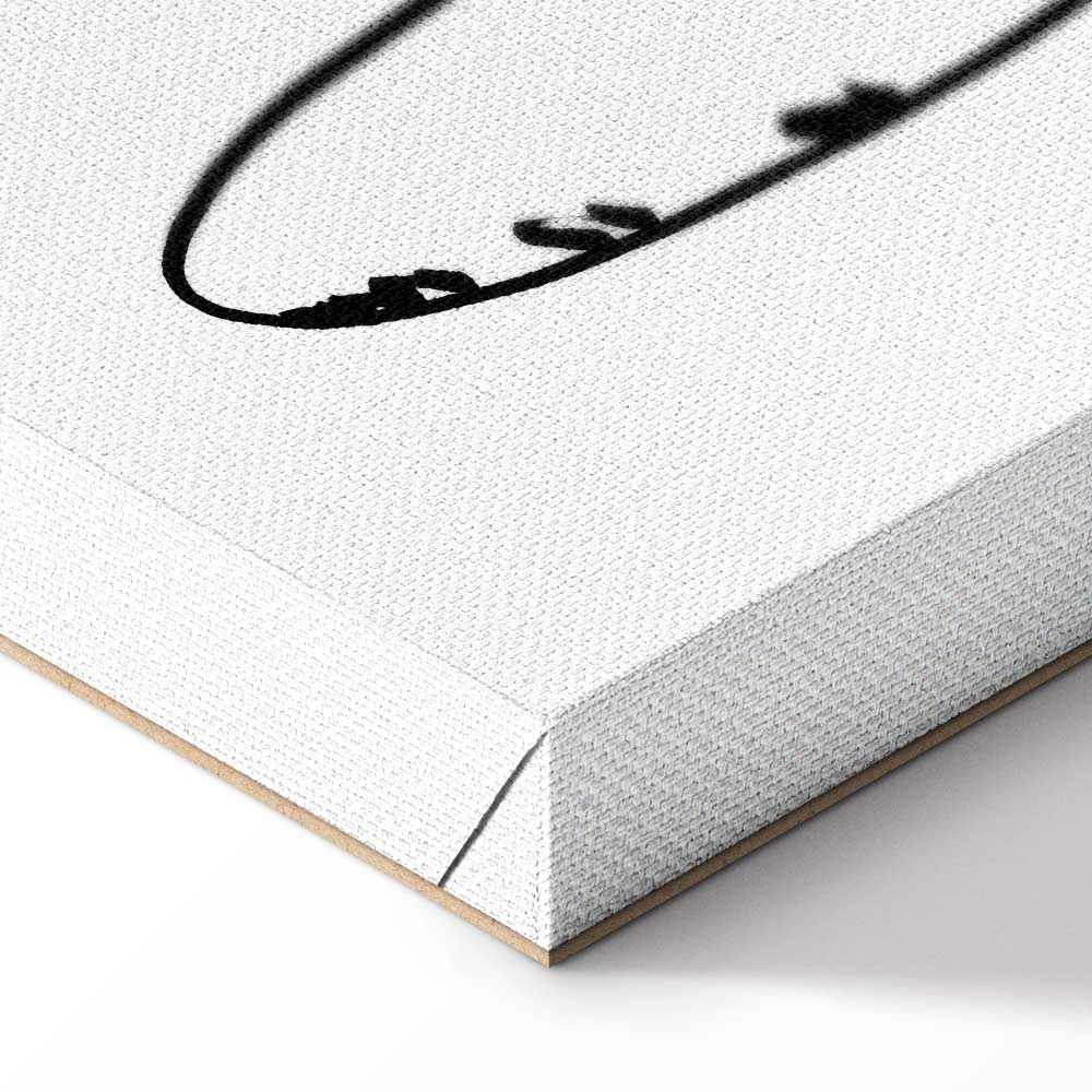 Cat Silhouette Fantasy Canvas Print