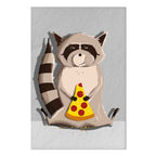 Gourmand Raccoon Funny Canvas Print