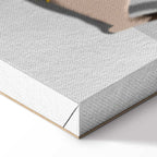 Gourmand Raccoon Funny Canvas Print