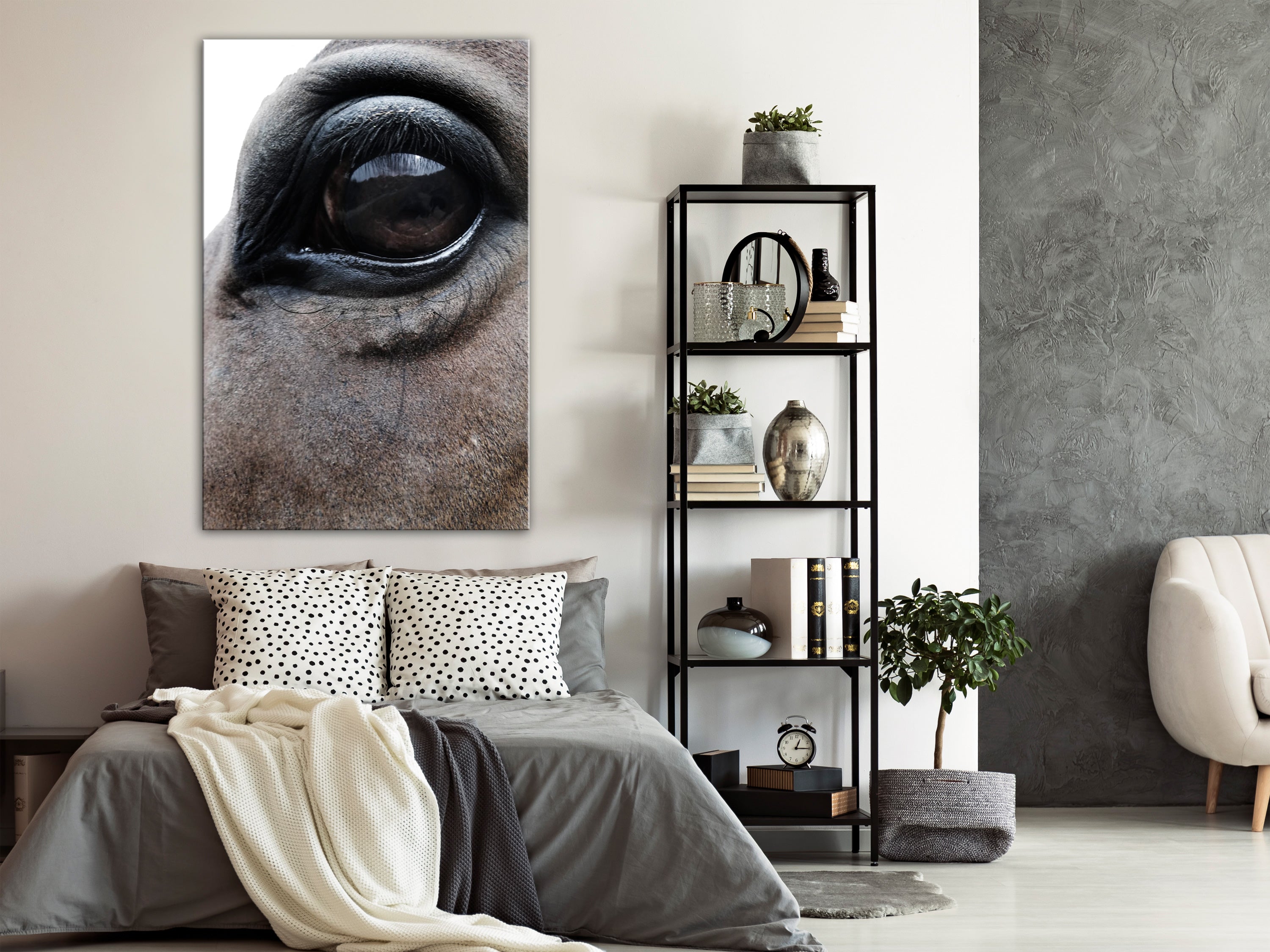 Canvas Print Honest Eyes Vertical