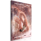 Canvas Print Space Flamingo Vertical
