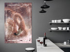 Canvas Print Space Flamingo Vertical