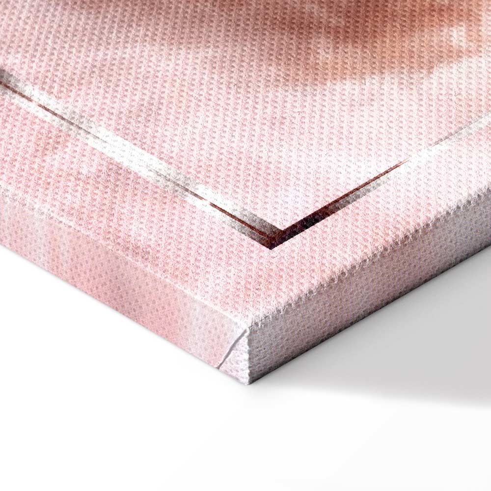 Space Flamingo Vertical Canvas Print