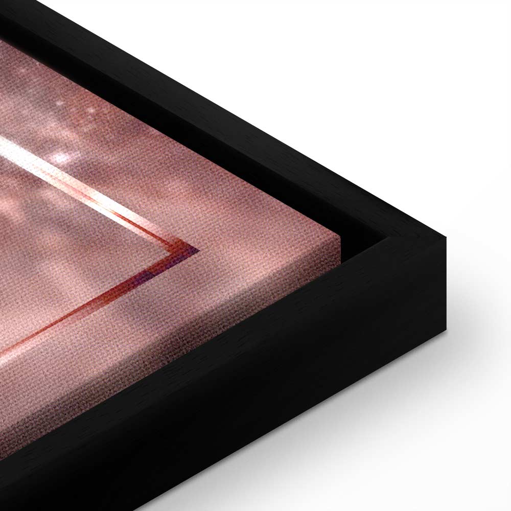 Space Flamingo Vertical Canvas Print