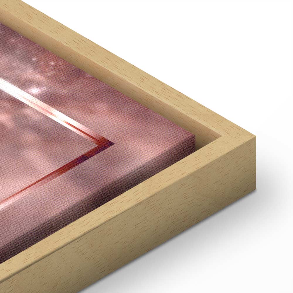 Space Flamingo Vertical Canvas Print