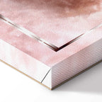 Space Flamingo Vertical Canvas Print