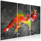 Canvas Print Forest Hunter 3-Part