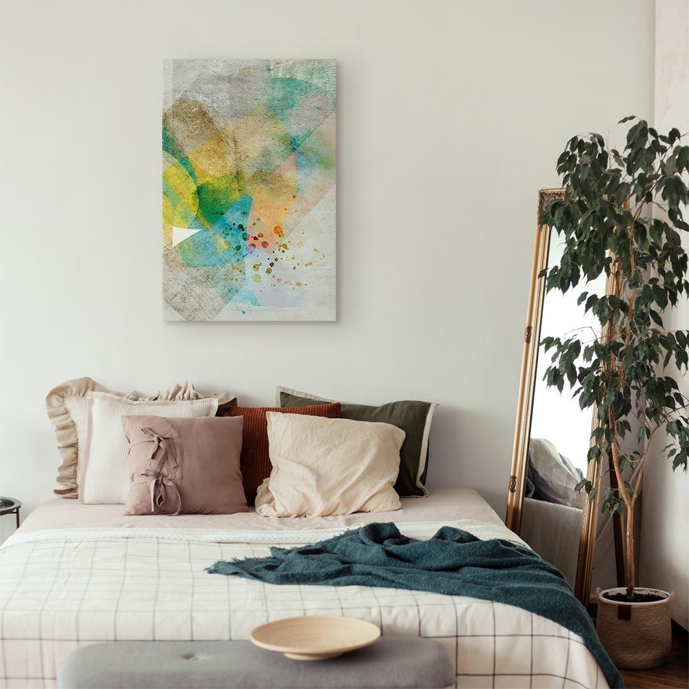 Abstract Butterfly Dreams Multicolor Canvas Print