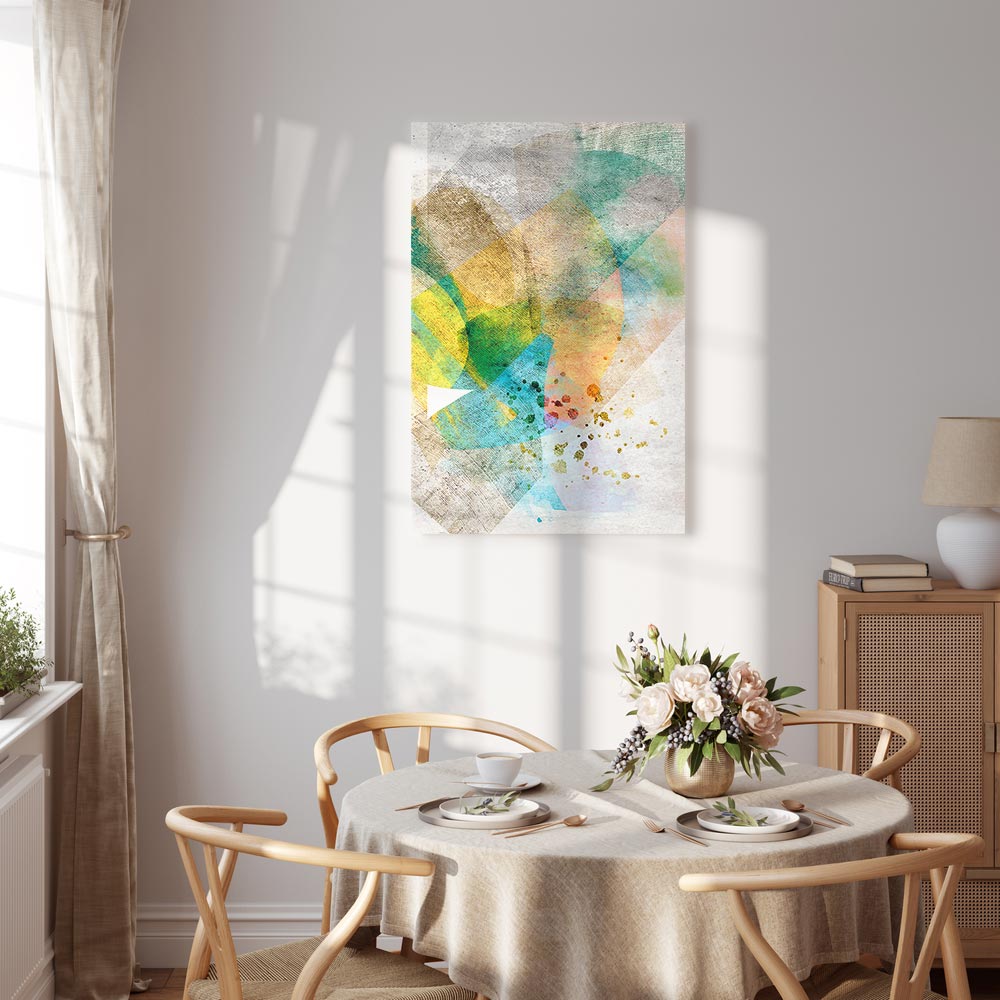 Abstract Butterfly Dreams Multicolor Canvas Print