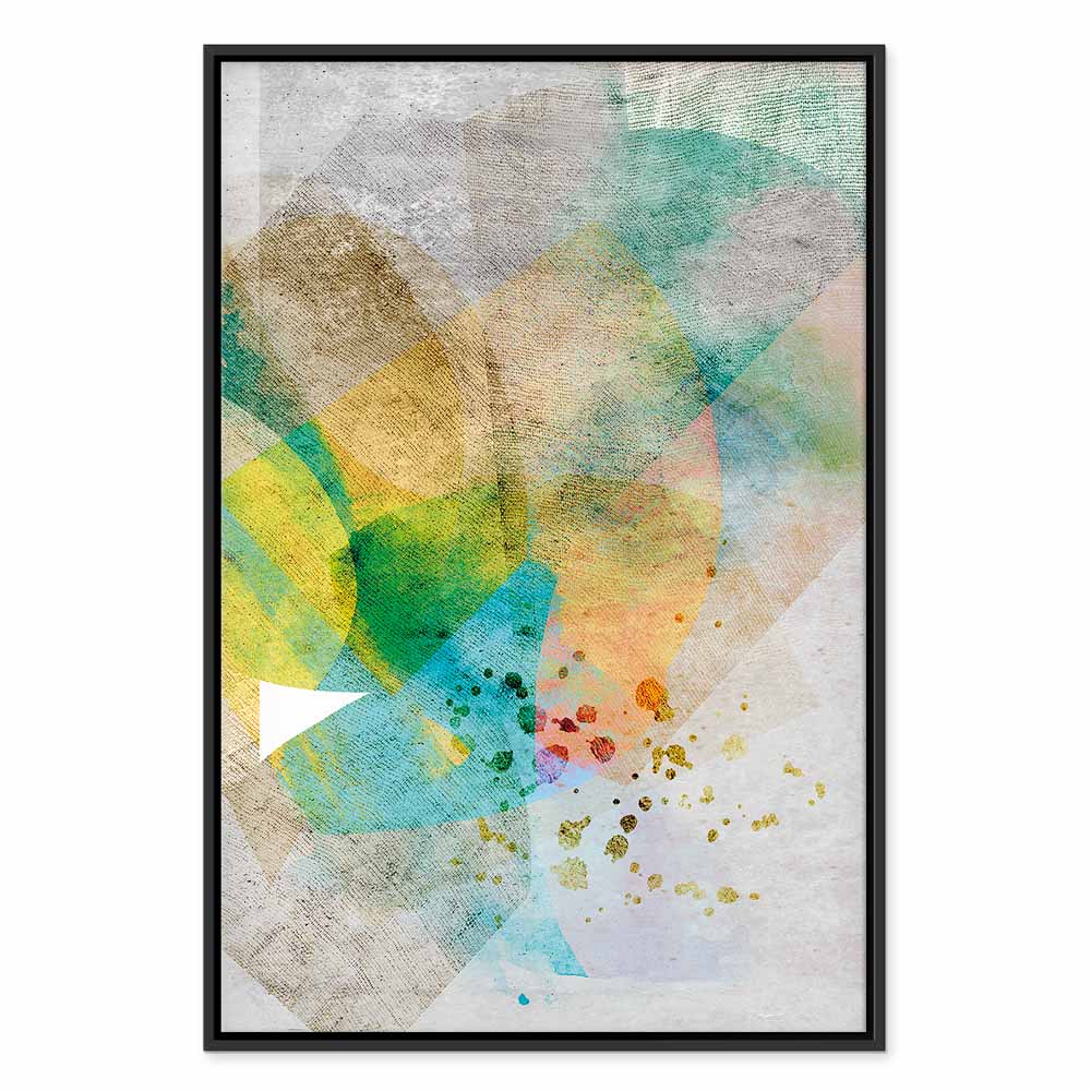 Abstract Butterfly Dreams Multicolor Canvas Print