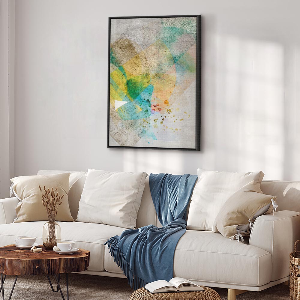 Abstract Butterfly Dreams Multicolor Canvas Print