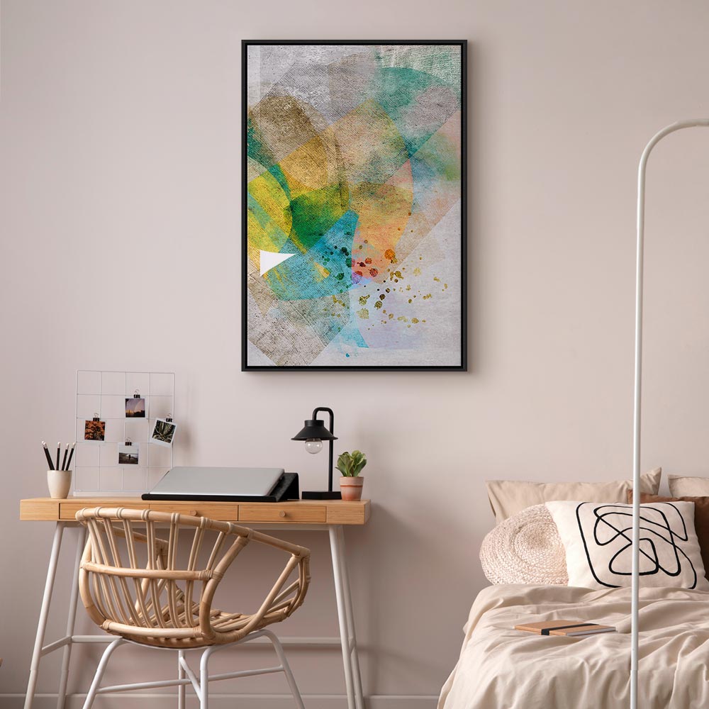 Abstract Butterfly Dreams Multicolor Canvas Print