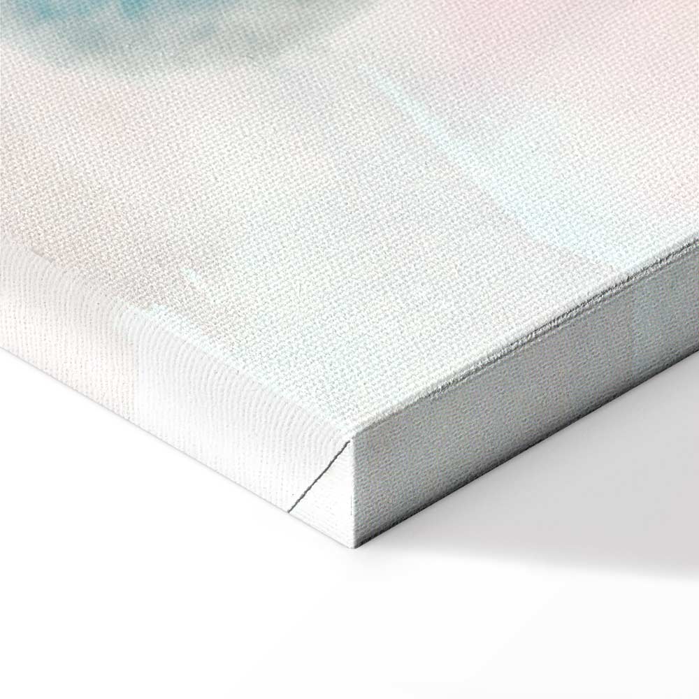 Lonely Bear Winter Texture Canvas Print (3 Parts)