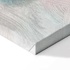 Lonely Bear Winter Texture Canvas Print (3 Parts)