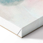 Lonely Bear Winter Texture Canvas Print (3 Parts)