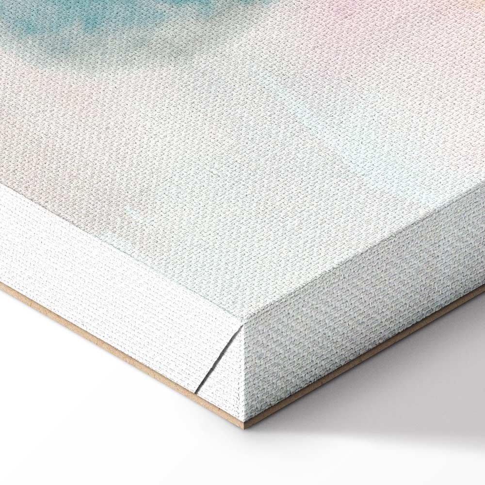 Lonely Bear Winter Texture Canvas Print (3 Parts)