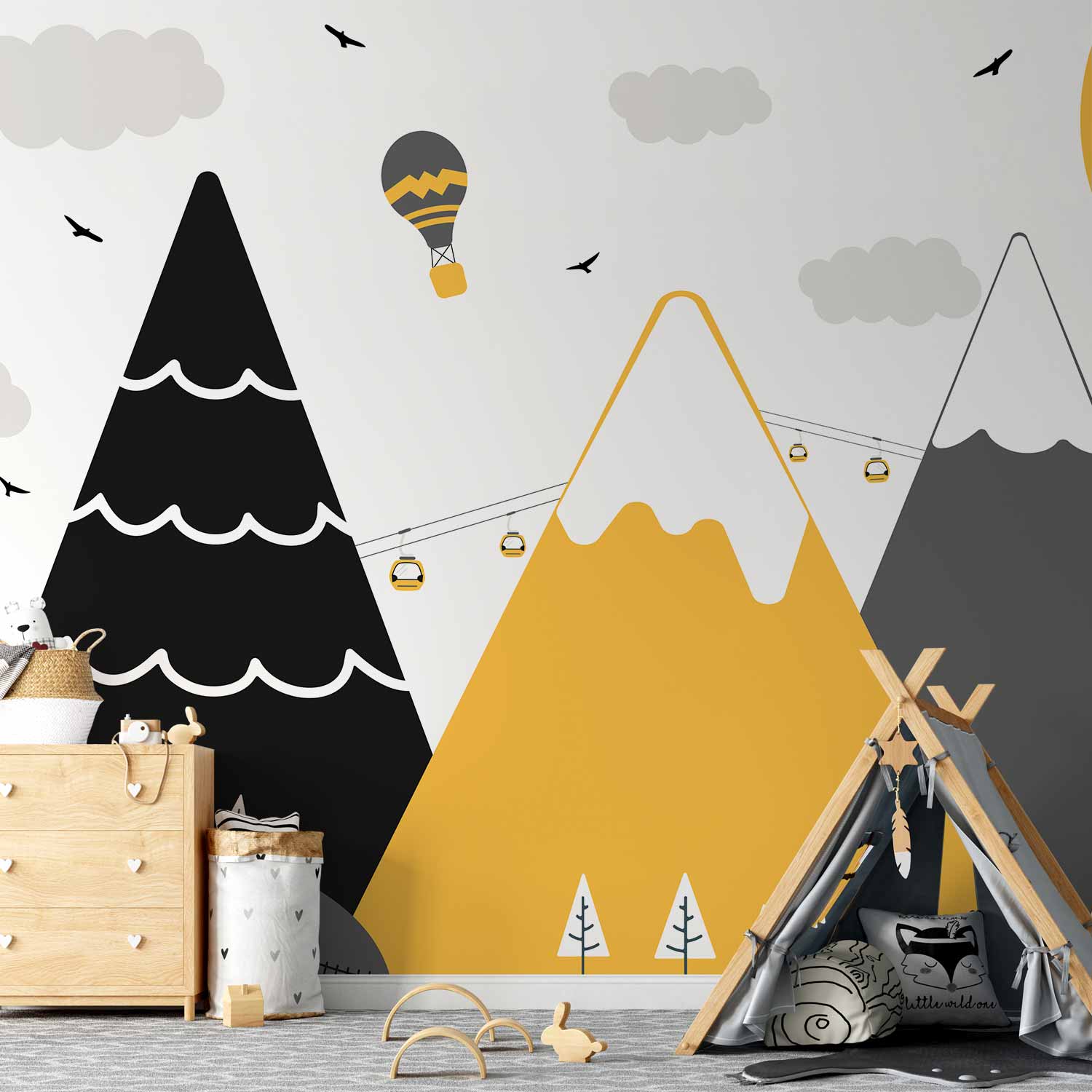 Mountain Adventure Nature Wall Mural