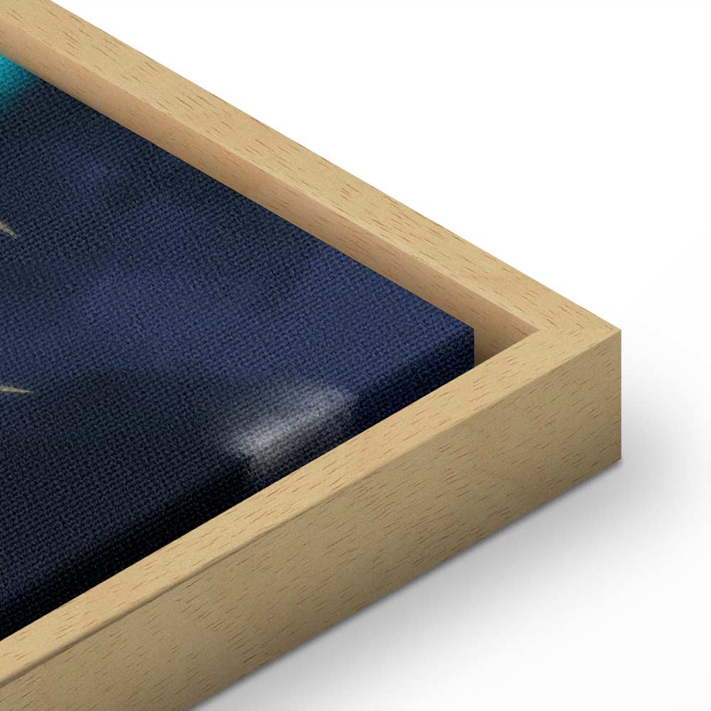 Storm Sky Birds Wide Canvas Print