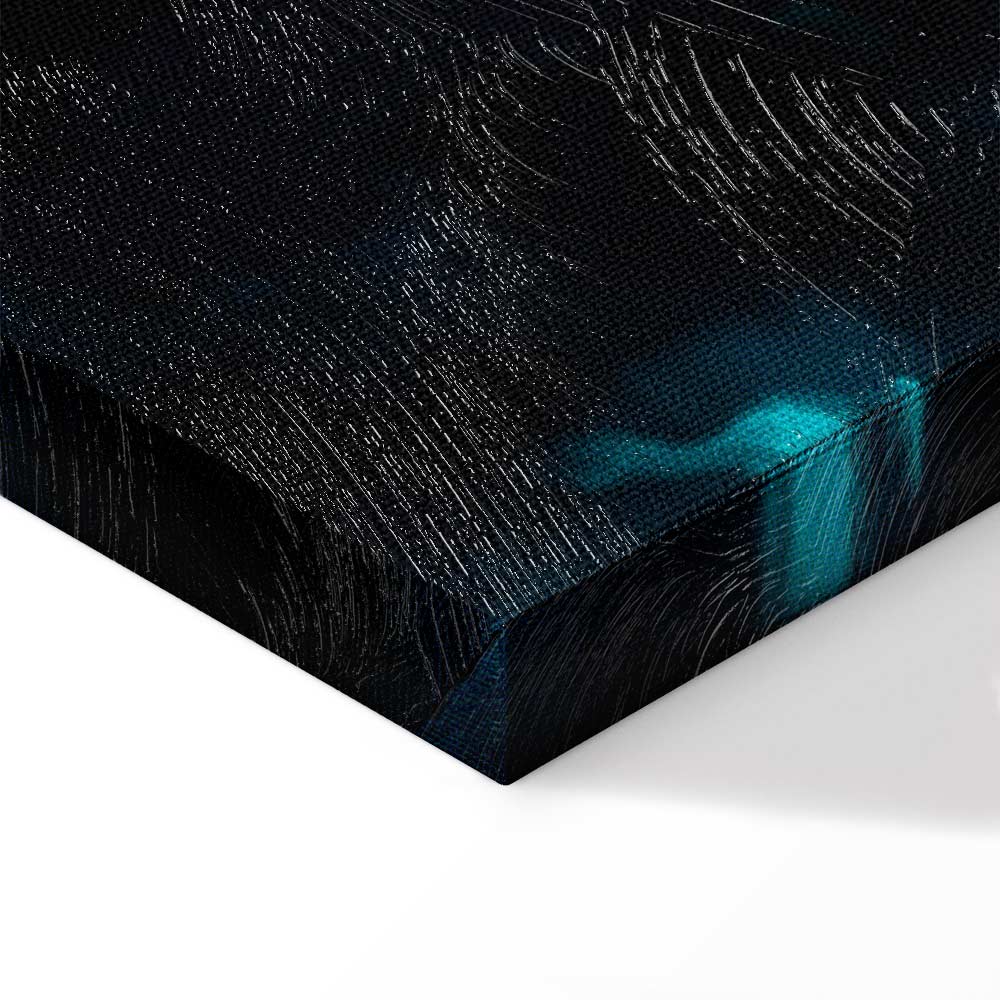 Storm Sky Birds Wide Canvas Print