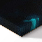 Storm Sky Birds Wide Canvas Print