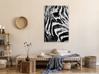Canvas Print Striped Nature Vertical - 1 Part