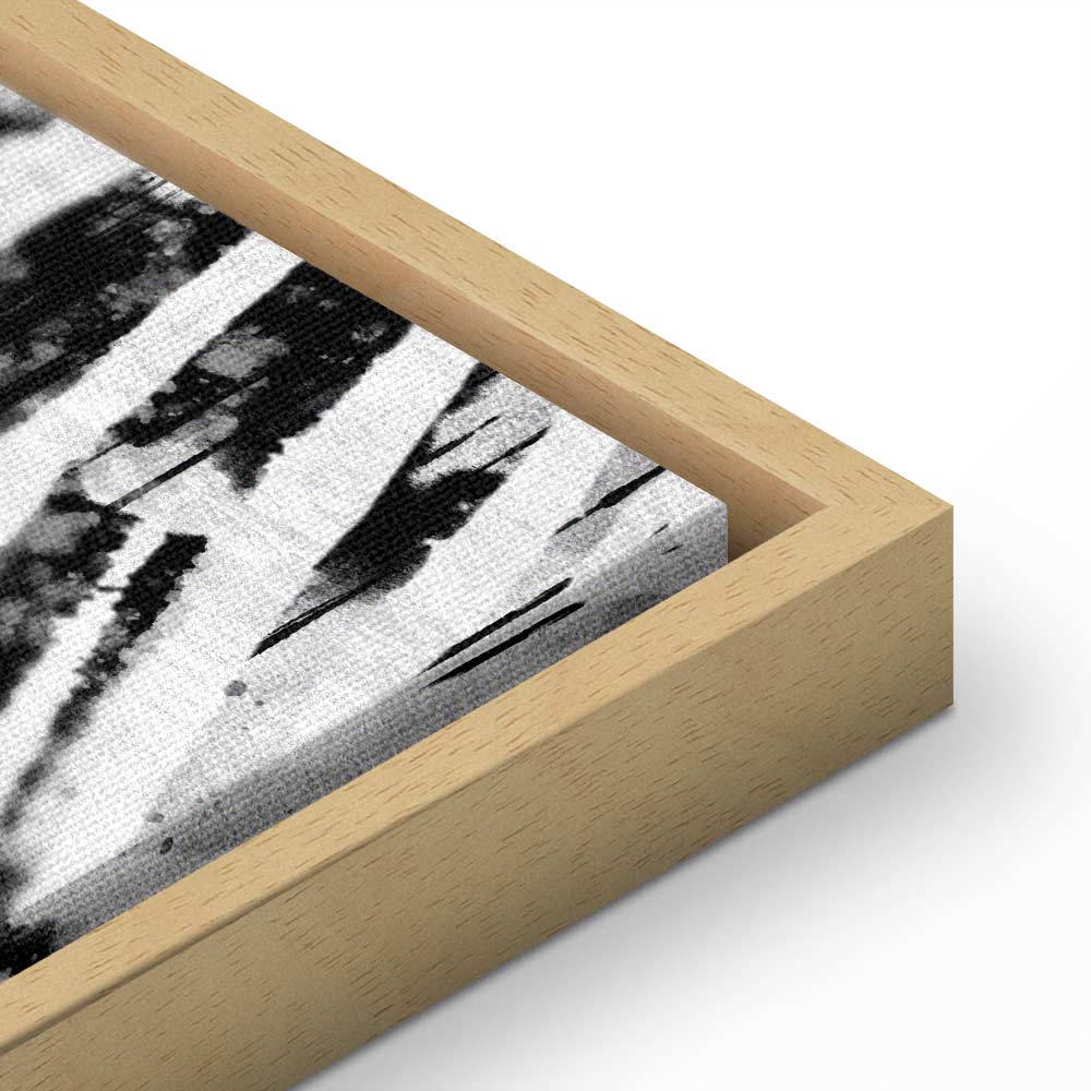 Striped Zebra Nature Canvas Print