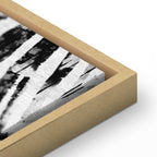 Striped Zebra Nature Canvas Print