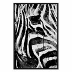Striped Zebra Nature Canvas Print