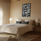 Striped Zebra Nature Canvas Print