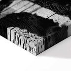 Striped Zebra Nature Canvas Print