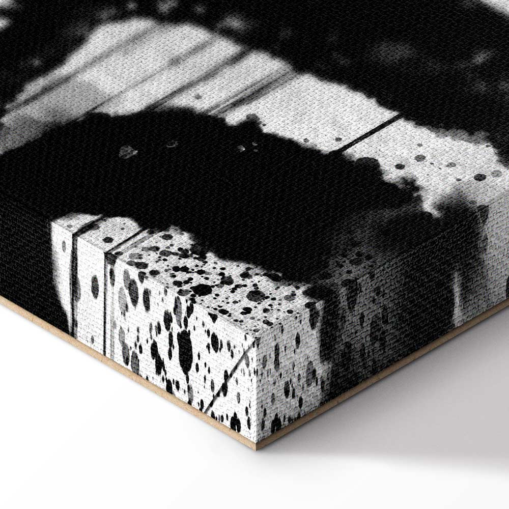 Striped Zebra Nature Canvas Print