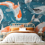 Koi Fish Nature Wall Mural