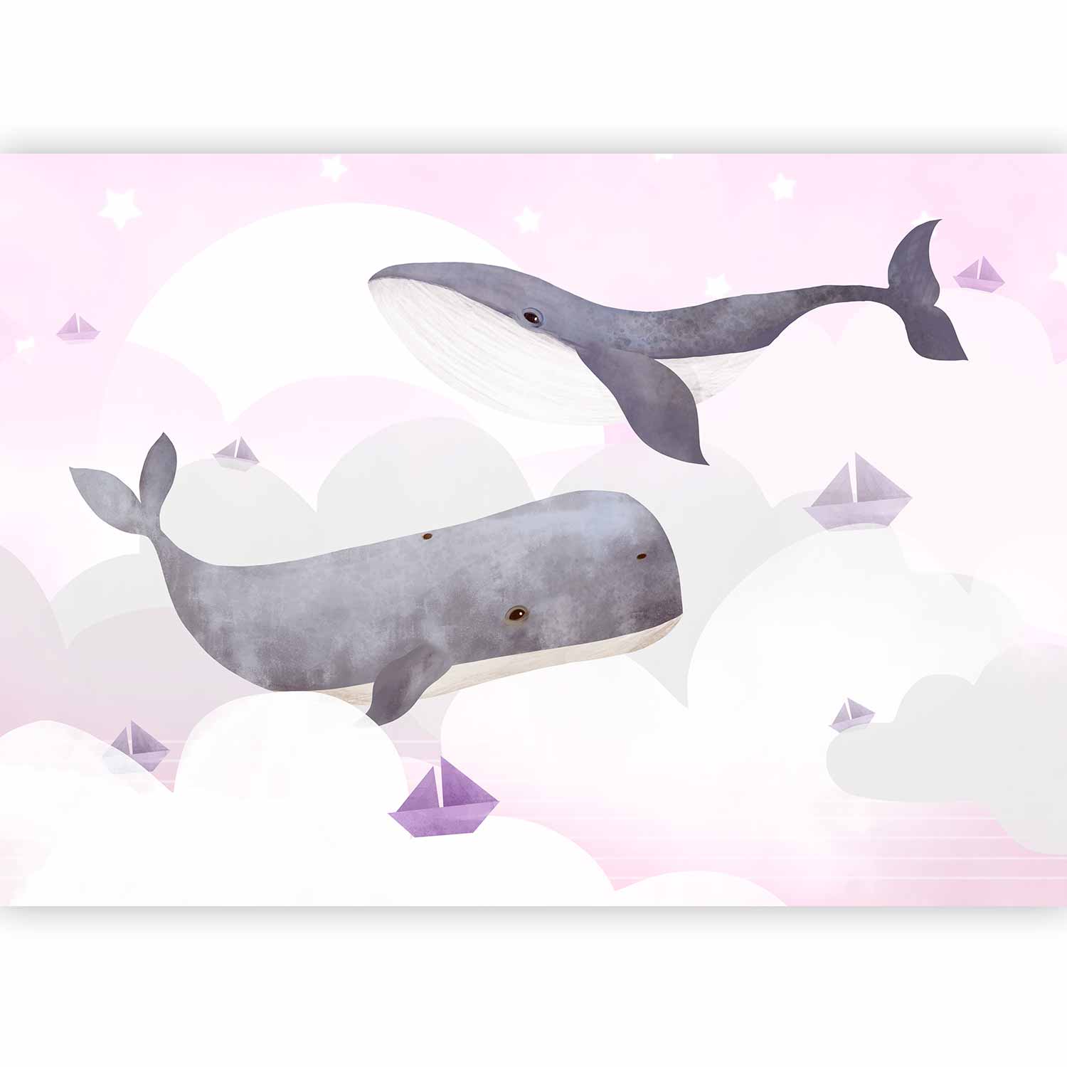 Wall Mural Dream Of Whales - Second Variant