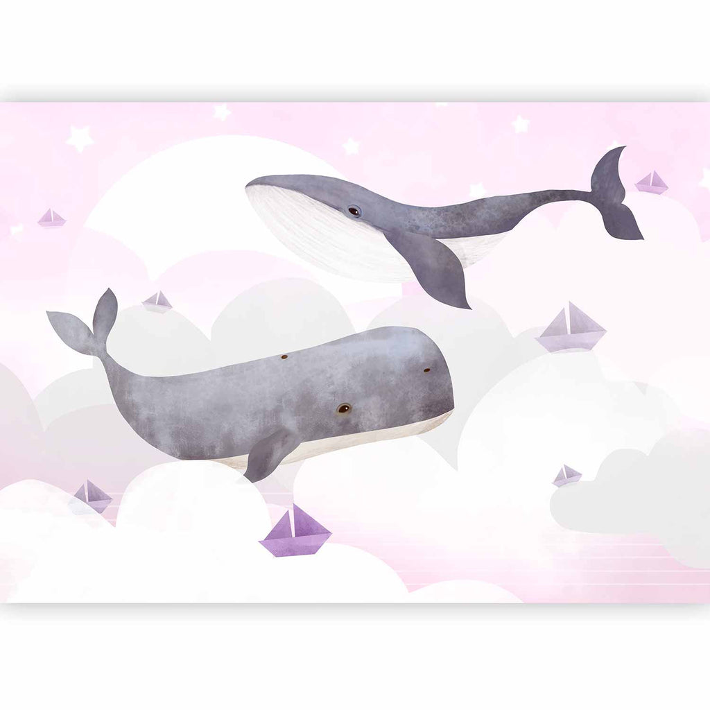 Wall Mural Dream Of Whales - Second Variant