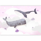 Wall Mural Dream Of Whales - Second Variant