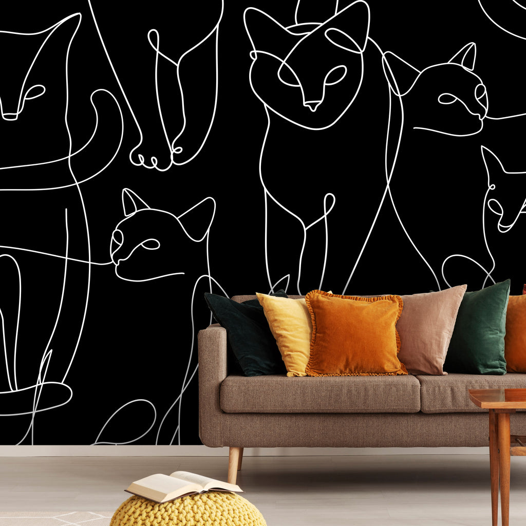 Wall Mural Cat Habits