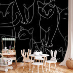 Wall Mural Cat Habits